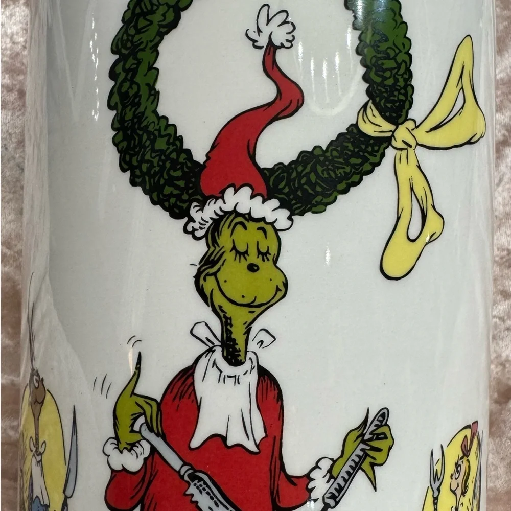 DR SEUSS “HOW THE GRINVH STOLE CHRISTMAS” CHRISTMAS CANISTER W/ROAST BEAST NEW